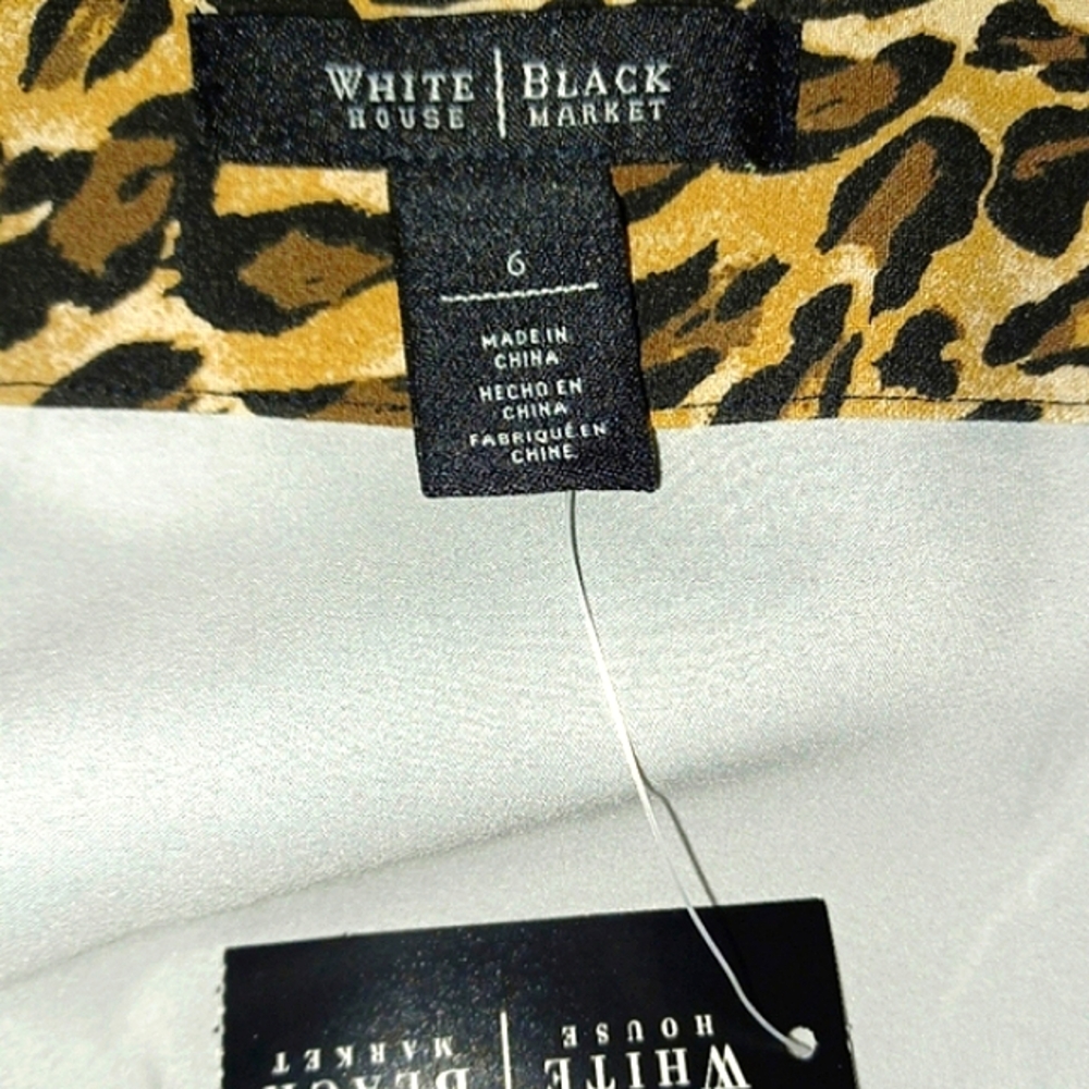 WHBM | Colorblock Striped Pencil Skirt - Picture 5 of 5